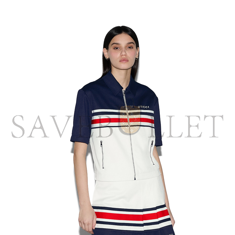 Gvc*1 technical jersey zip jacket